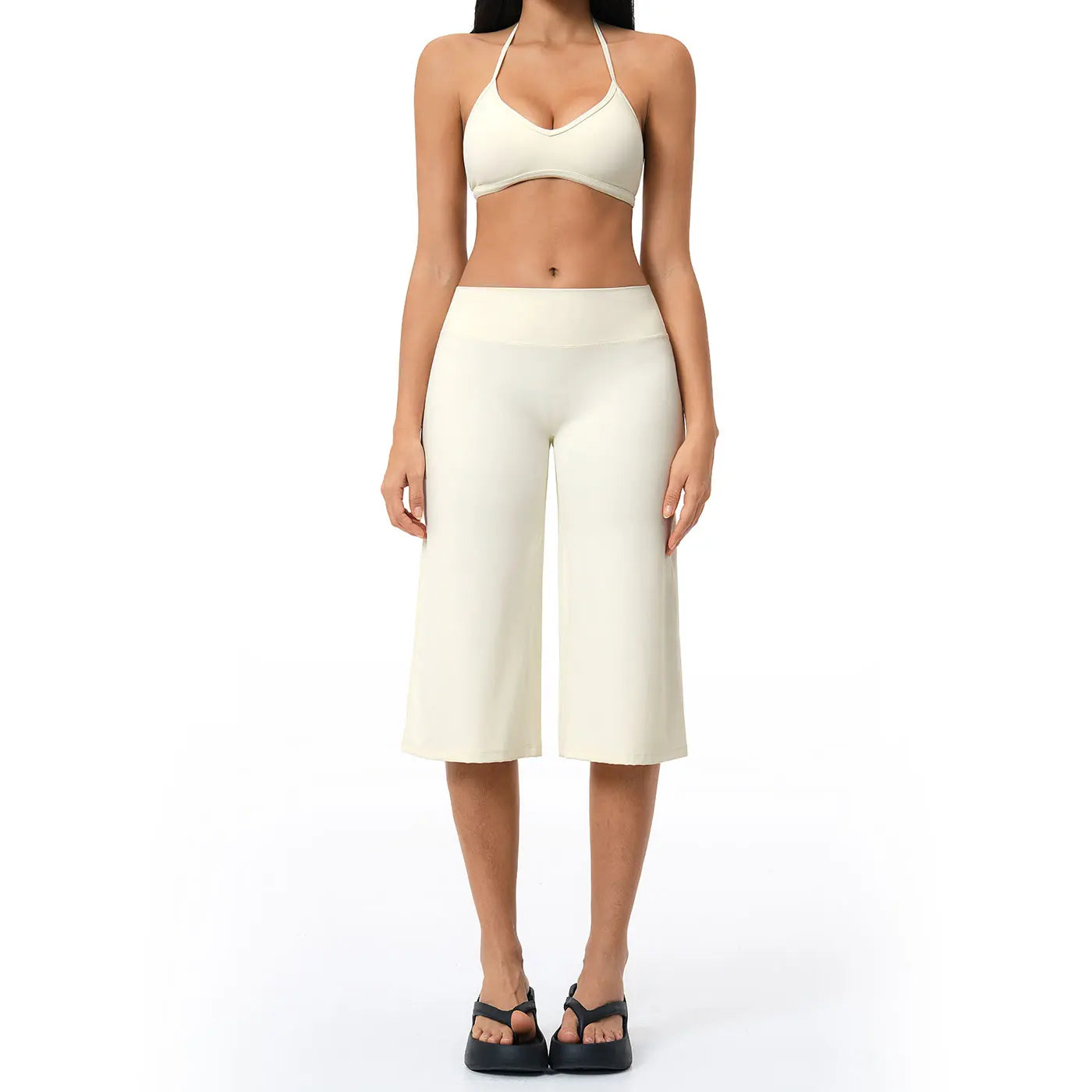 Tenwolf Women’S Summer Yoga Set – Premium Feel Sports Bra with Shock Absorption, Tight Fit, Quick Dry, High-Waisted Mid-Length Shorts