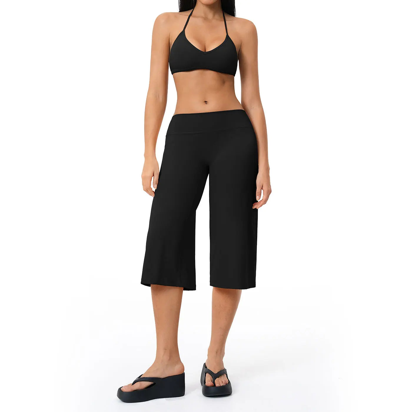 Tenwolf Women’S Summer Yoga Set – Premium Feel Sports Bra with Shock Absorption, Tight Fit, Quick Dry, High-Waisted Mid-Length Shorts