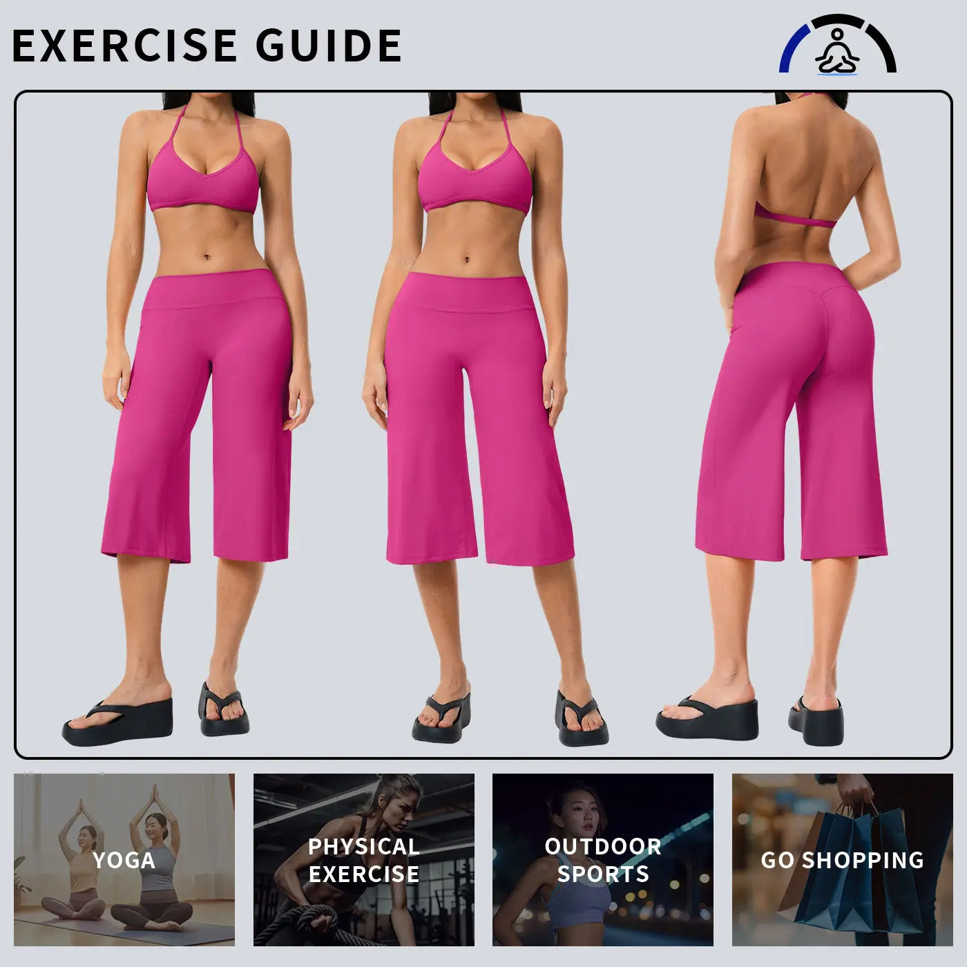 Tenwolf Women’S Summer Yoga Set – Premium Feel Sports Bra with Shock Absorption, Tight Fit, Quick Dry, High-Waisted Mid-Length Shorts